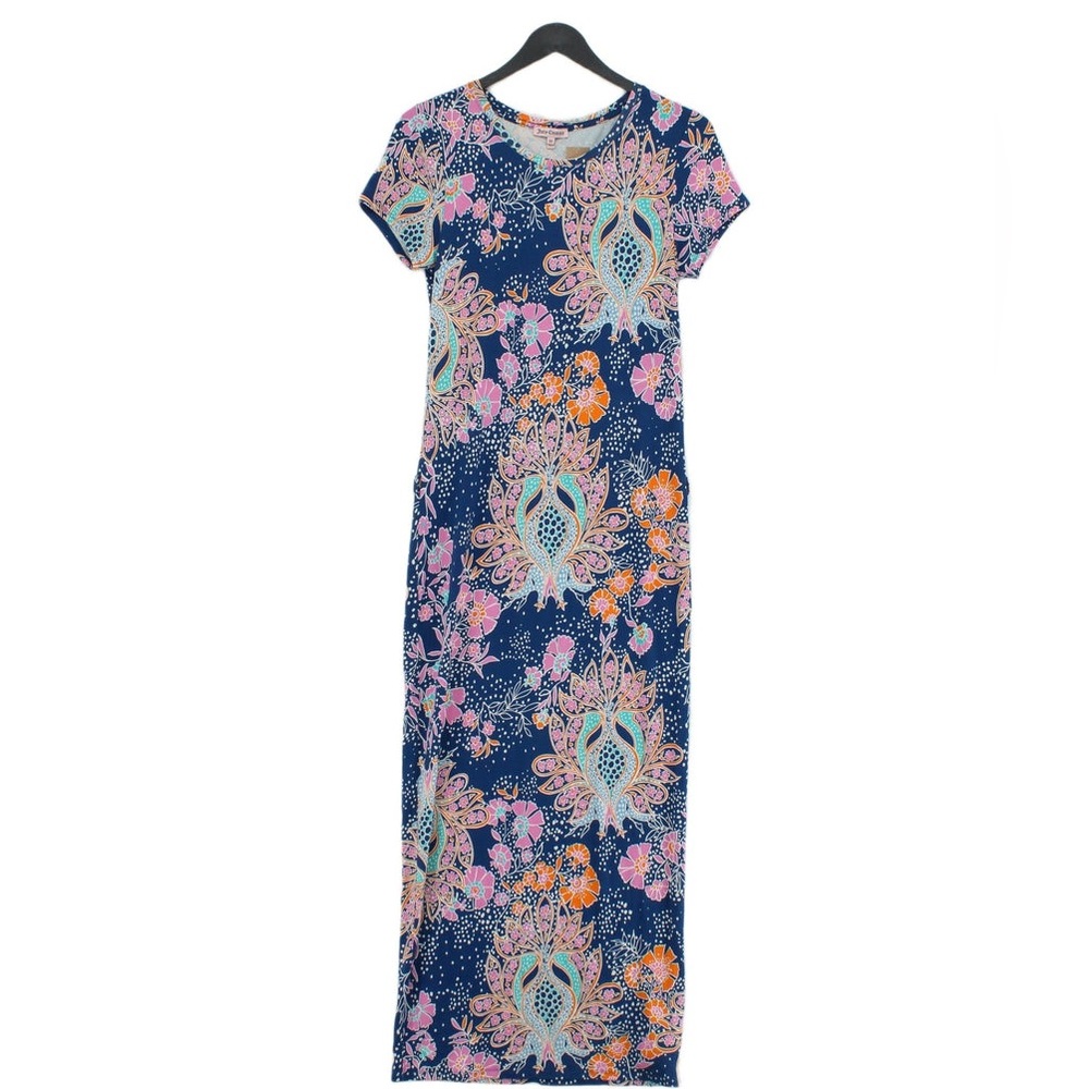 Juicy Couture Blue and Pink Sundress Maxi